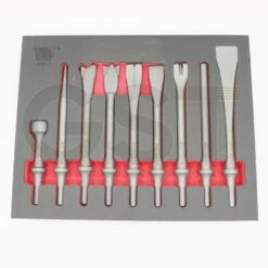 Vibration Hammer Chisel Adaptors, 9-Piece