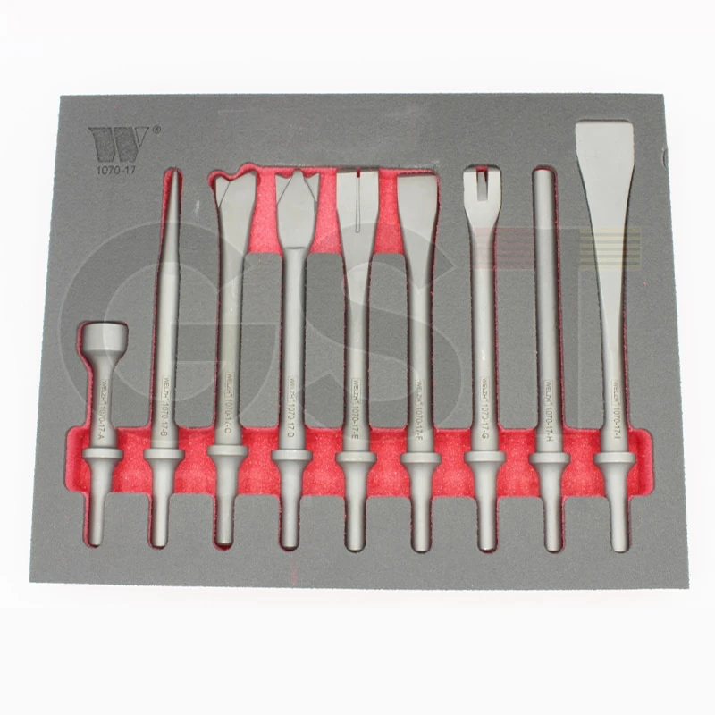 Vibration Hammer Chisel Adaptors, 9-Piece 3 Vibration Hammer Chisel Adaptors, 9-Piece