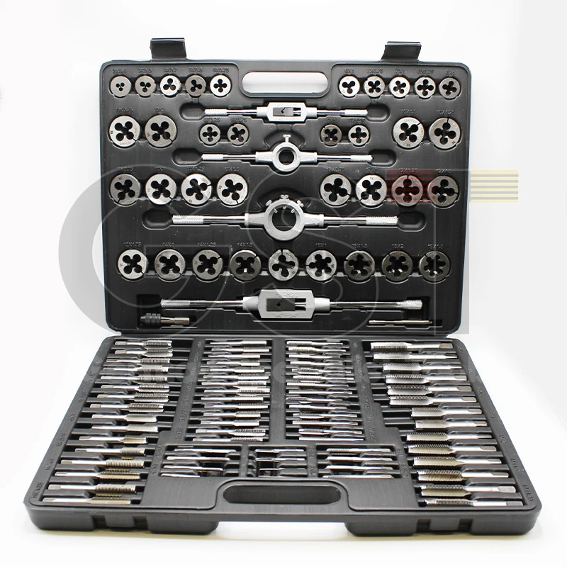 110-Piece Metric Tap + Die Set M2-M18 3 110-Piece Metric Tap + Die Set M2-M18