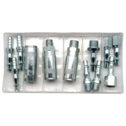 12-Piece Air Hose Connector Adaptor Set UK Fitting