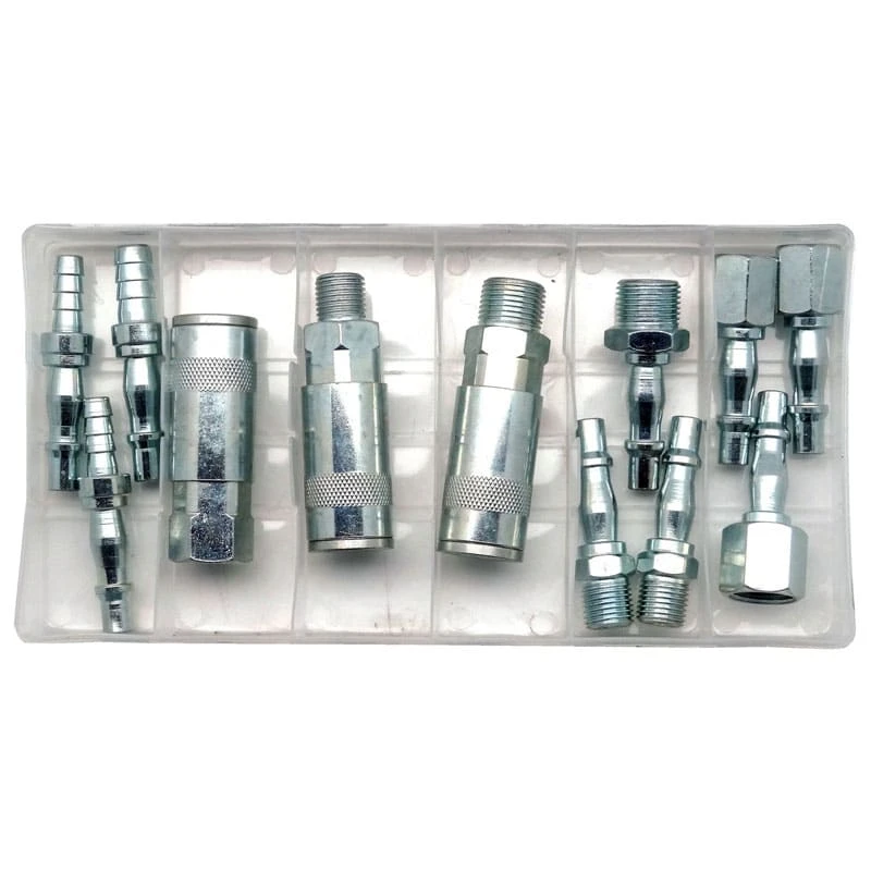 12-Piece Air Hose Connector Adaptor Set UK Fitting 3 12-Piece Air Hose Connector Adaptor Set UK Fitting