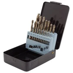 19-Piece Left Cutting Drill Bits 1-10MM
