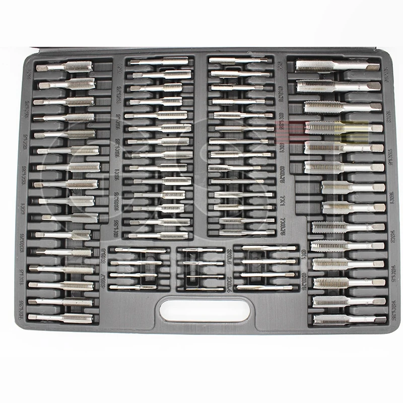 110-Piece Metric Tap + Die Set M2-M18 4 110-Piece Metric Tap + Die Set M2-M18 - Image 2