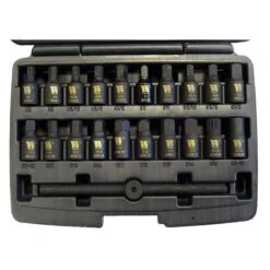 21-Piece Oil Drain Plug Key Set