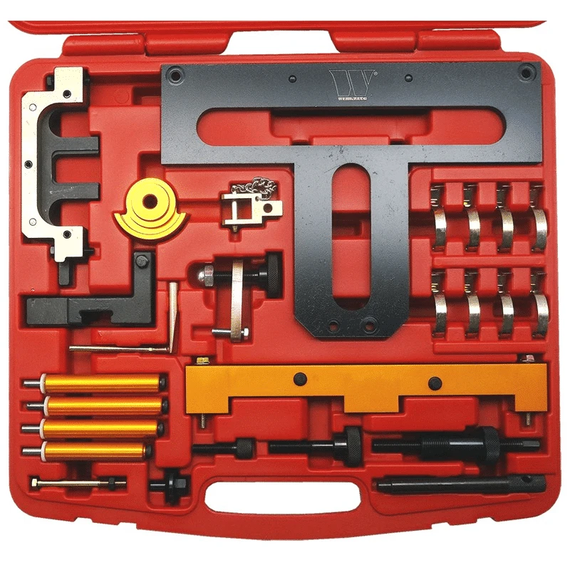 26-Piece Engine Timing Tool Set For BMW Engines, N42, N46 3 26-Piece Engine Timing Tool Set For BMW Engines, N42, N46