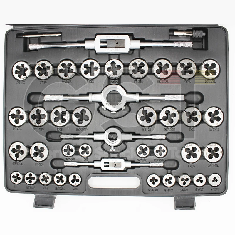110-Piece Metric Tap + Die Set M2-M18 5 110-Piece Metric Tap + Die Set M2-M18 - Image 3