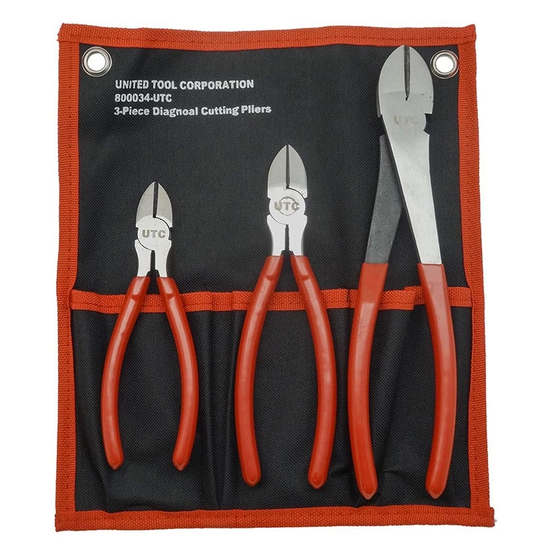 3-Piece Diagonal Cutting Plier Set 3 3-Piece Diagonal Cutting Plier Set