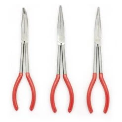 3-Piece Long Nose Plier Set 225mm