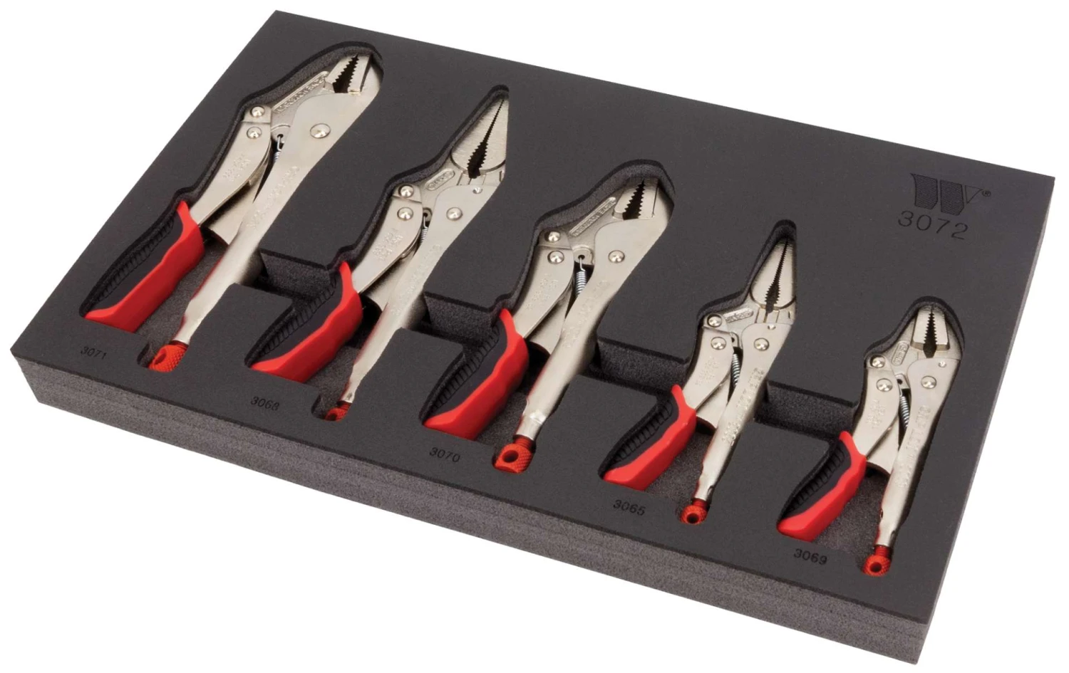 5-Piece Grip-Lok™; Multipile Locking Plier Set 3 5-Piece Grip-Lok™; Multipile Locking Plier Set