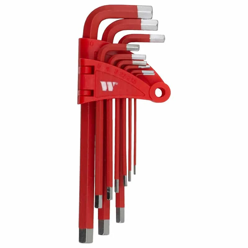 9-Piece L-Type Key Set, Ball Hex H1.5-H10 3 9-Piece L-Type Key Set, Ball Hex H1.5-H10