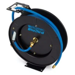 Air Hose Reel 15M With Blue Bird Hose; Retractable