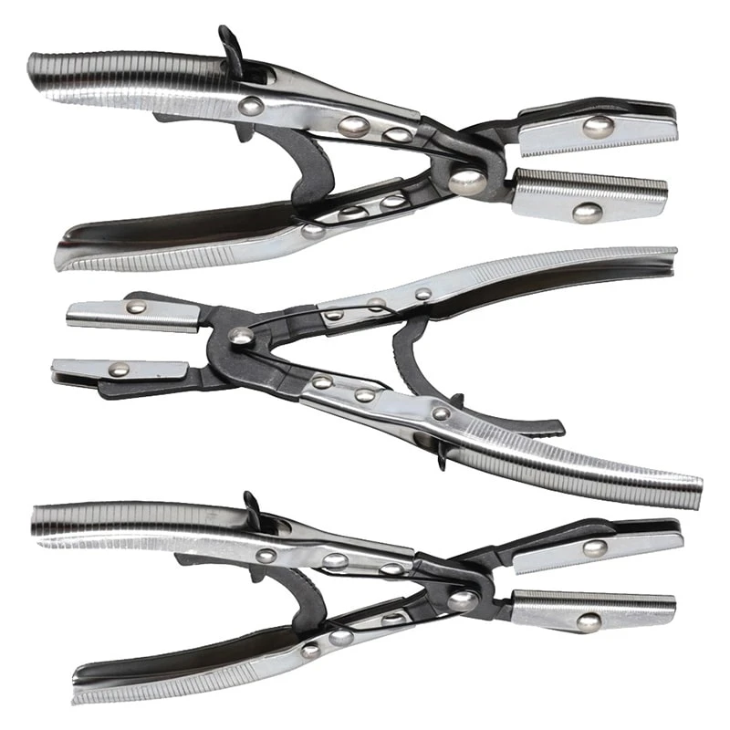 Automotive Hose Pinching Plier Set; 3-Piece 3 Automotive Hose Pinching Plier Set; 3-Piece