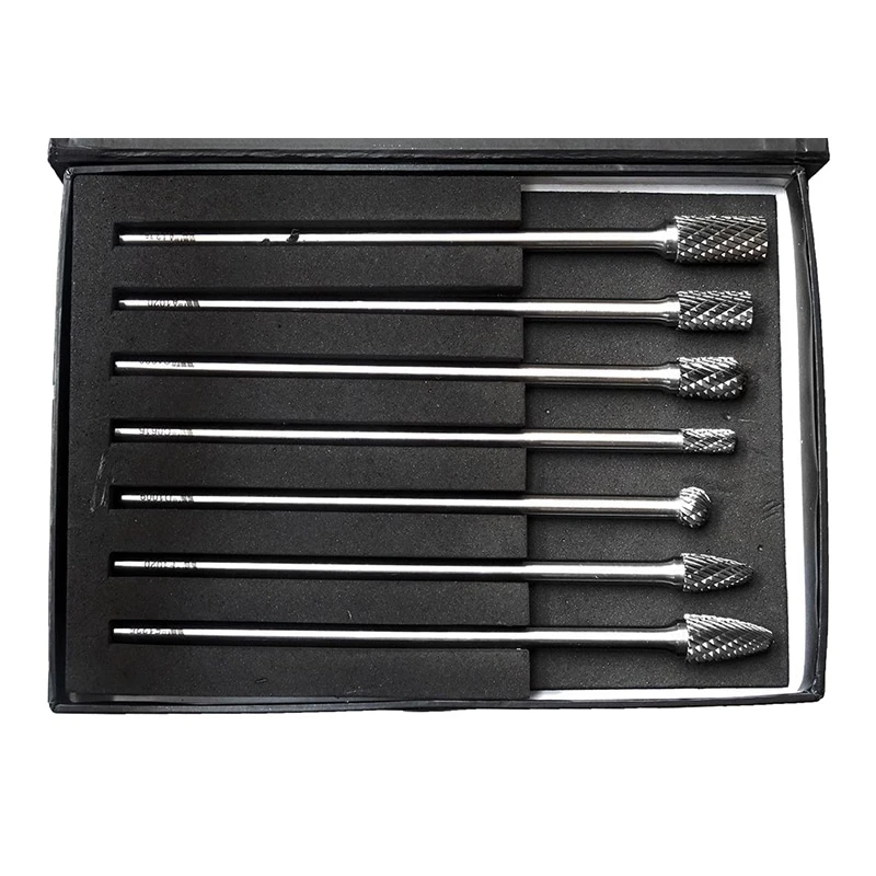 Burrs; Carbide, Long, 7-Piece 3 Burrs; Carbide, Long, 7-Piece