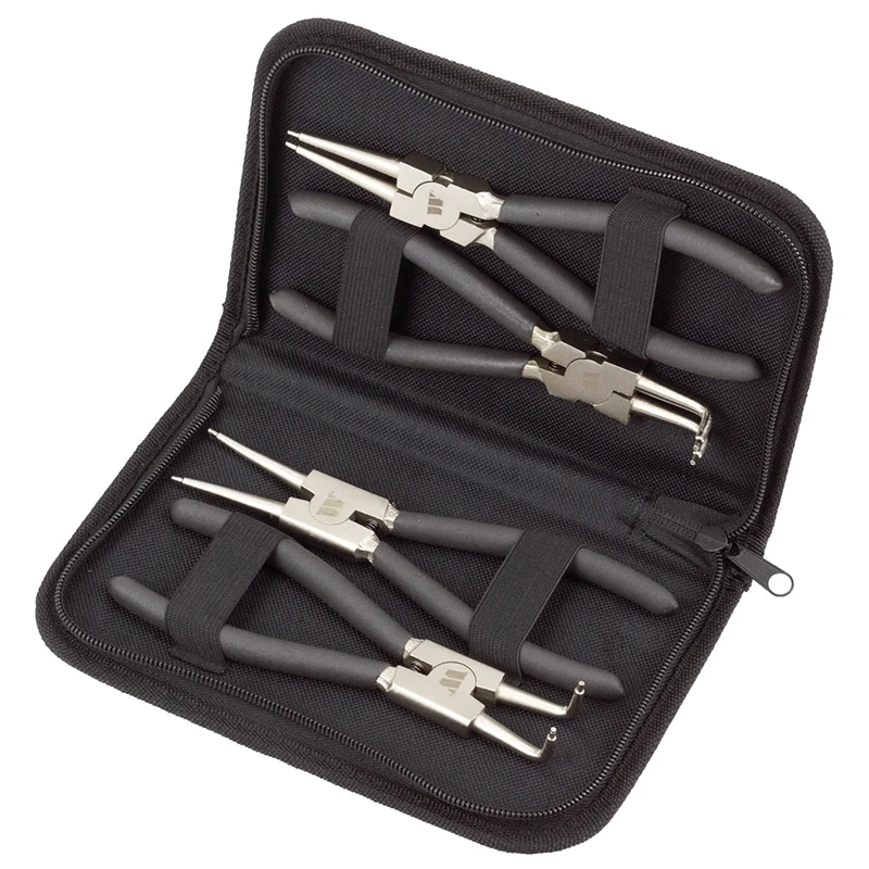 Circlip Plier Set; 4-Piece, 175mm 3 Circlip Plier Set; 4-Piece, 175mm