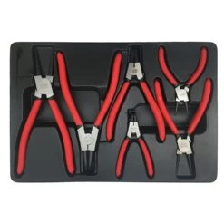 Circlip Plier Set -6-Piece, 130mm-160mm-230mm