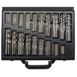 Drill Bit Set; Fully Ground, 170-Piece Set