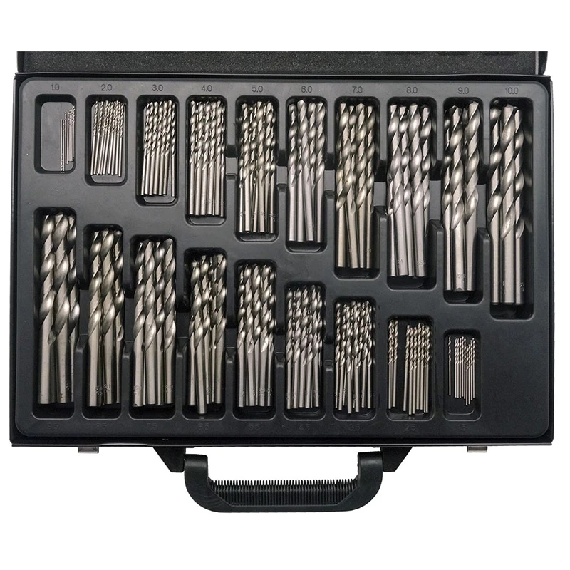 Drill Bit Set; Fully Ground, 170-Piece Set 3 Drill Bit Set; Fully Ground, 170-Piece Set