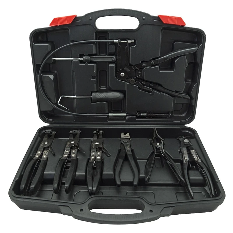 Hose Clamp Plier Set; 9-Piece 3 Hose Clamp Plier Set; 9-Piece