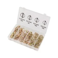 Linch Pin Assortment – 50-Pieces
