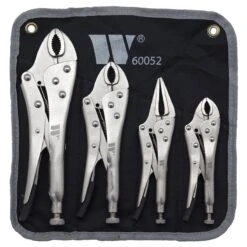 Locking Grip Plier Set; 4-Piece