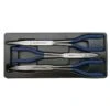 Pliers; Long Nose, Double Joint, 3-Piece -Automotive Tools Store Pliers Long Nose Double Joint 3 Piece