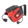 Retractable Power Cable Reel 15m For Electrical Tools UK Fittings Square -Automotive Tools Store Retractable Power Cable Reel 15m for Electrical Tools UK fittings