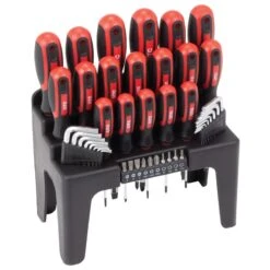 Screwdriver, Hex Key & Bit Set, 44-Piece