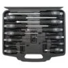 Screwdriver Set; Go-Through, Black, 12-Piece 2 Screwdriver Set; Go-Through, Black, 12-Piece -Automotive Tools Store Screwdriver Set Go Through Black 12 Piece