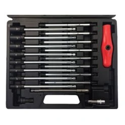 Screwdriver Set; T-Handle With Interchangeable Heads