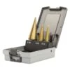 Step Drills; 3-Piece Set Titanium; 4-30mm