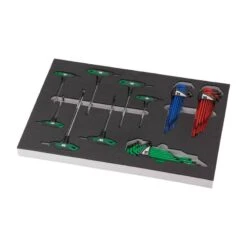 Tool Tray; T-Handle Torx, Hex, & Torx Assortment