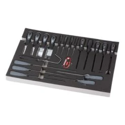 Tool Tray; Trim Removal, File, Pick & Hook & Knife Assortment