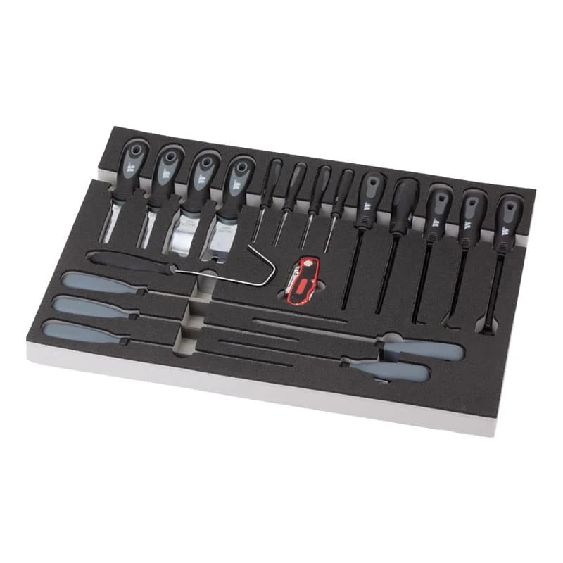 Tool Tray; Trim Removal, File, Pick & Hook & Knife Assortment 3 Tool Tray; Trim Removal, File, Pick & Hook & Knife Assortment