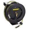 Warrior™ Premium Retractable Rubber Air Hose Reel; 3/8” X 15m (High Visibility) 2 Warrior™ Premium Retractable Rubber Air Hose Reel; 3/8” X 15m (High Visibility) -Automotive Tools Store Warrior™ Premium Retractable Rubber Air Hose Reel 3.8 x 15m High Visibility