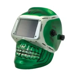 Welding Helmet (Skull Version) Green; Automatic