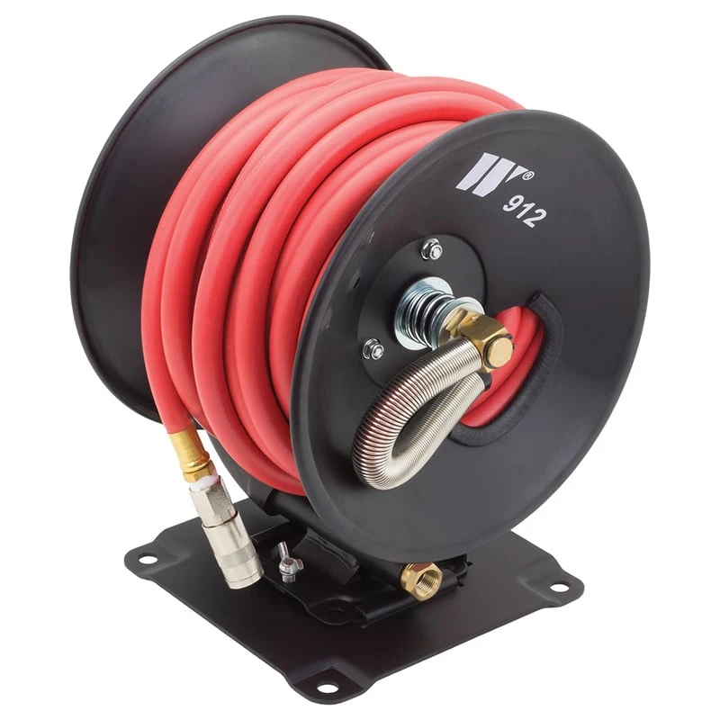 Welzh 3/8” X 15m Rubber Air Hose & Reel 3 Welzh 3/8” X 15m Rubber Air Hose & Reel