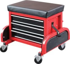 Creeper With Tool Chest; Heavy Duty