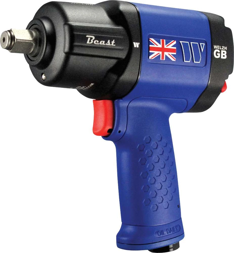 Impact Wrench; Air, 1/2”, 1982 Nm (The Beast) ”Britannia Edition” 3 Impact Wrench; Air, 1/2”, 1982 Nm (The Beast) ”Britannia Edition”