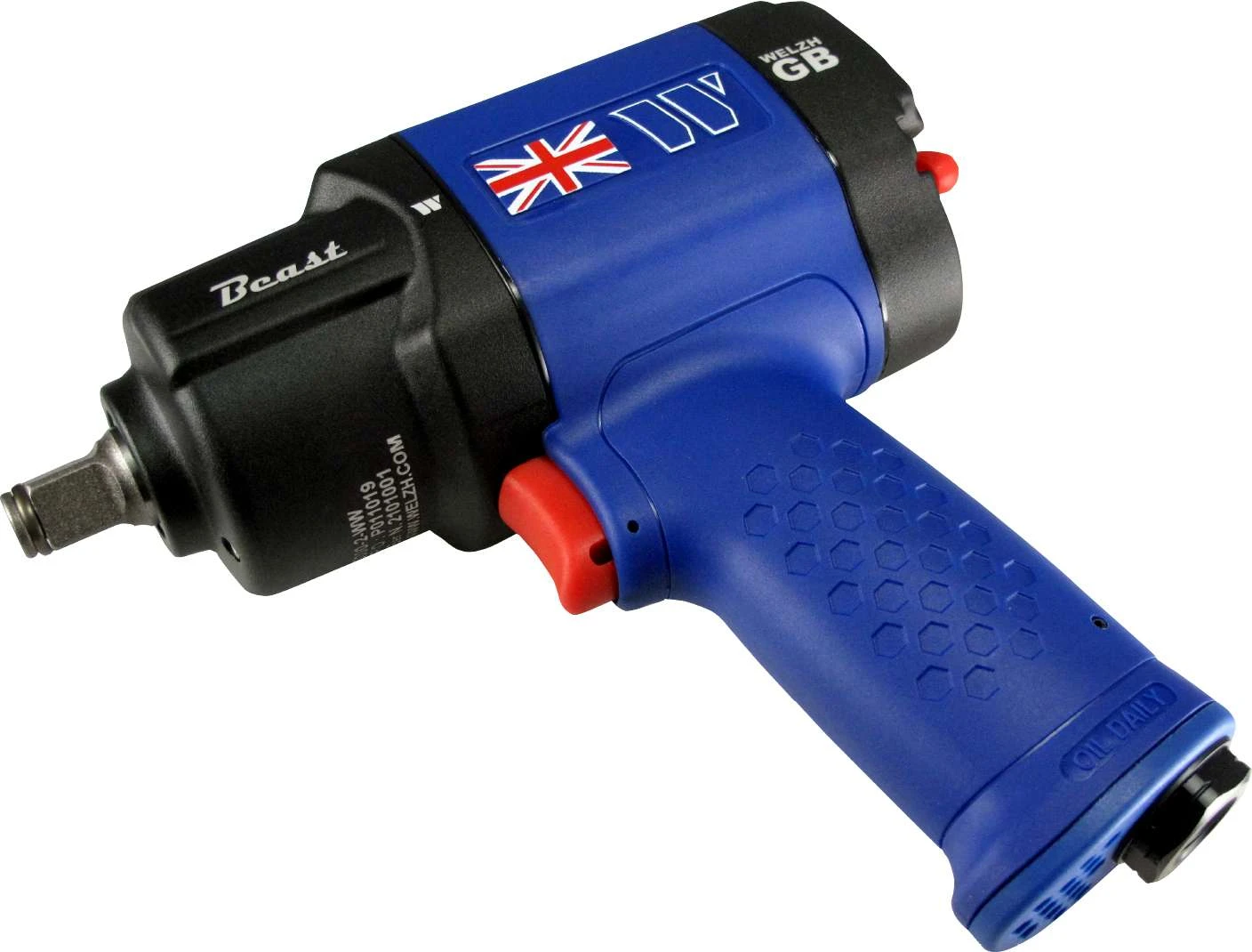 Impact Wrench; Air, 1/2”, 1982 Nm (The Beast) ”Britannia Edition” 4 Impact Wrench; Air, 1/2”, 1982 Nm (The Beast) ”Britannia Edition” - Image 2
