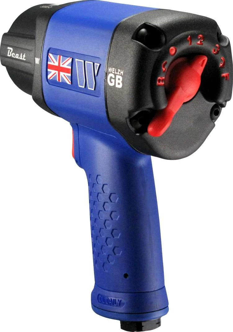 Impact Wrench; Air, 1/2”, 1982 Nm (The Beast) ”Britannia Edition” 5 Impact Wrench; Air, 1/2”, 1982 Nm (The Beast) ”Britannia Edition” - Image 3