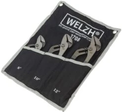 Water Pump Pliers; 3-Piece Set