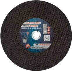 Cutting Disk For Stainless Steel 305 X 3.0 X 25.4mm(12” Inch) WerkConnect™ (25 Per Box)