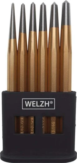 Pin Punch Set; 6-Piece